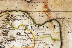 1775 map by John Ainslie of Ferry-Port-On-Craig parish