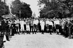 Start of 1904 walking race from Queen Street to Leuchars