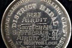 1909 curling medal from Morton Lochs Competition