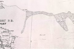 Snook Head on 1895 OS Map with both 'Battery' and 'Rifle Range'