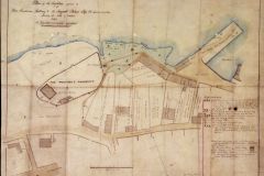1865 plan prior to creation of large ship yard
