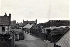 View from Mill Lane junction along Henderson St. towards Greenside Place