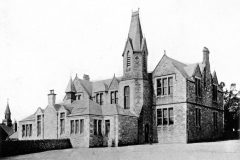 Rear of new school early 1900s