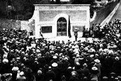 Dedication ceremony at War Memorial 1921