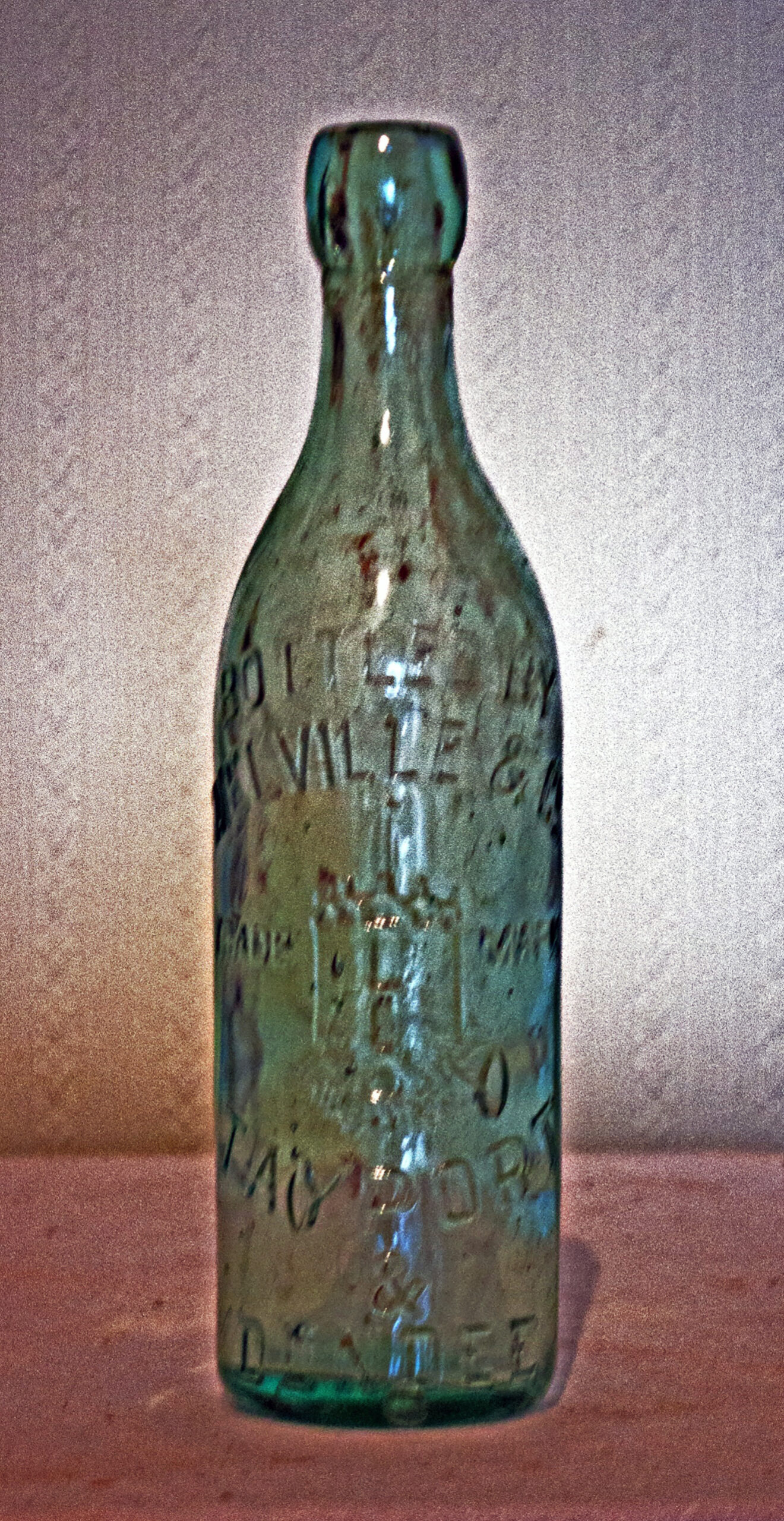 Tayport Heritage Trail - Board 4 - Clear Lemonade bottle