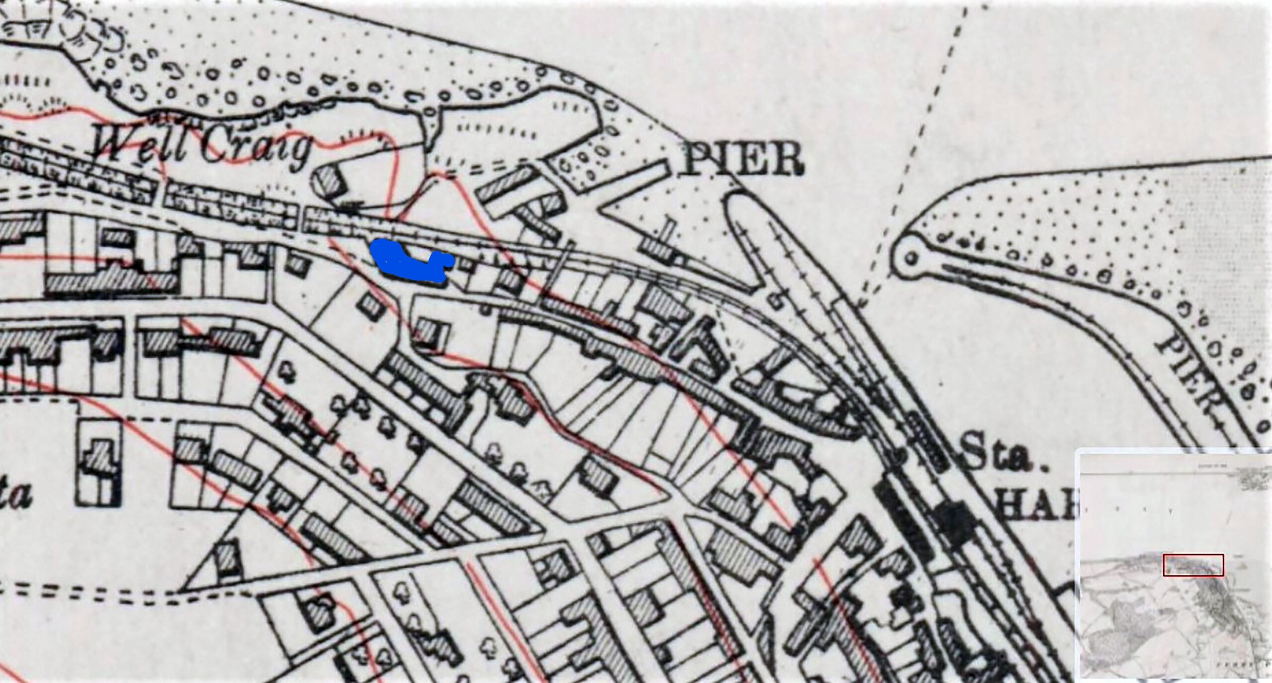 Tayport Heritage Trail - Board 4 - 1912 map showing Lemonade Works