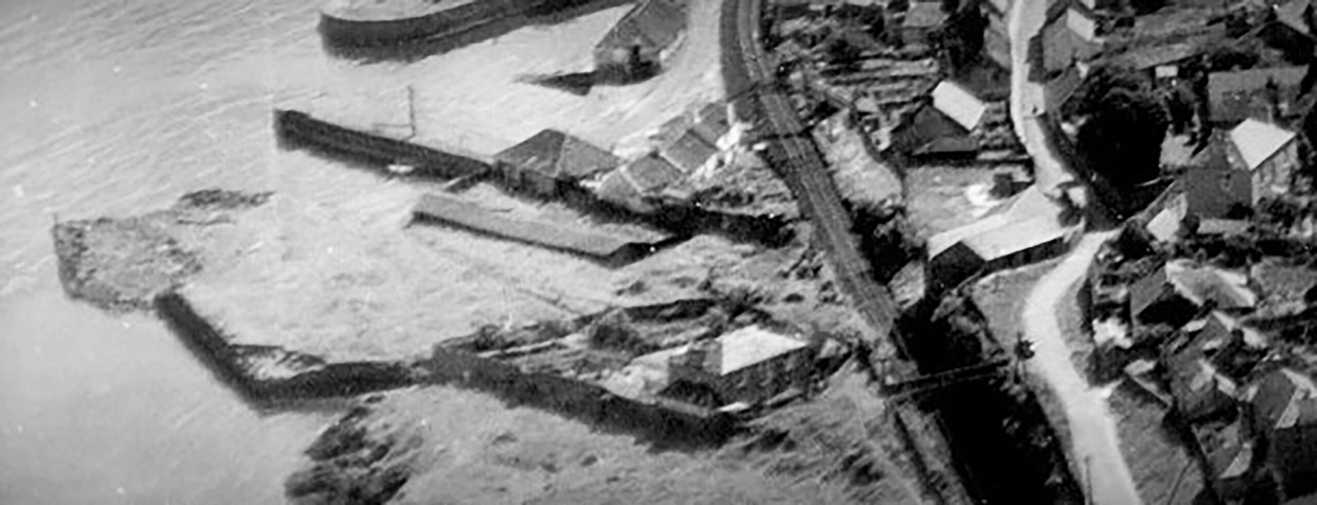 Tayport Heritage Trail - Board 4 - Lemonade Works from the air