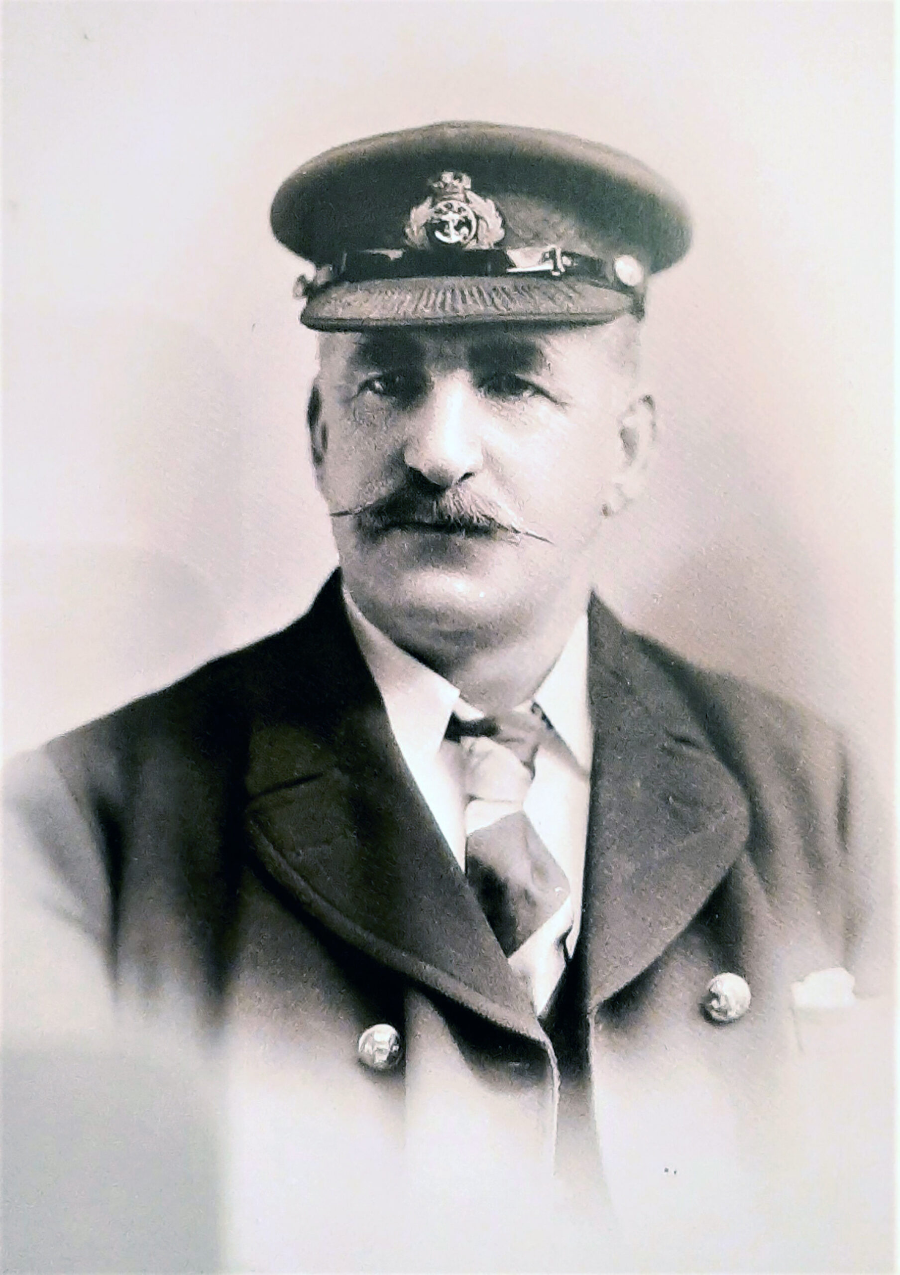 Tayport Heritage Trail - Board 8 - Photo of Captain Harry Mackay of Tayport
