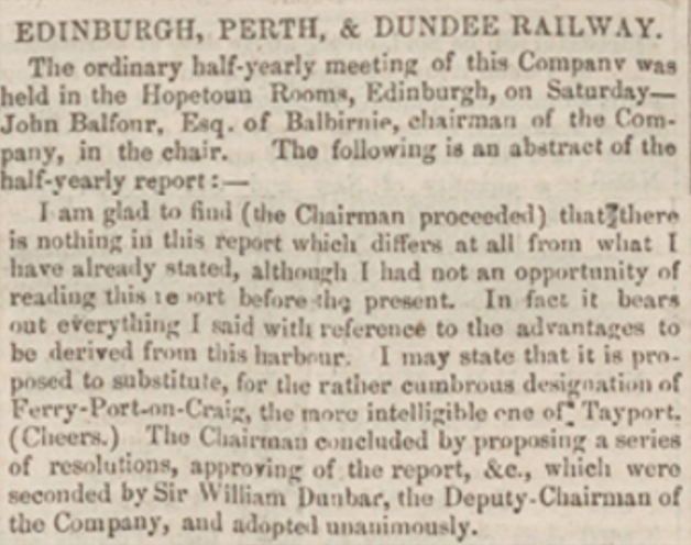 Edinburgh, Perth, & Dundee Railway